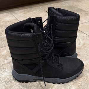 The North Face Black Insulated Boots